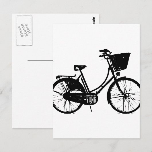 Fahrrad Postkarte (Vorne/Hinten)