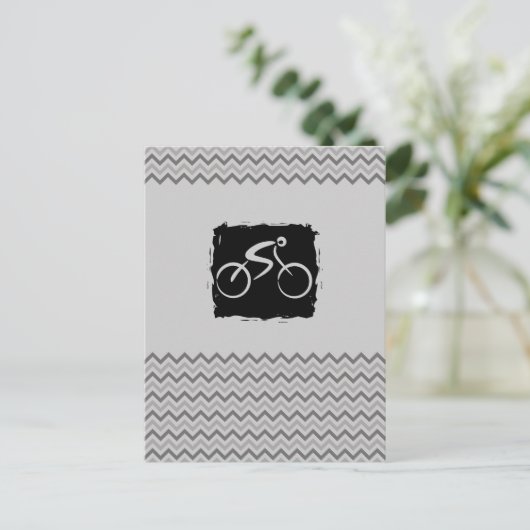 Fahrrad Postkarte (Stehend Vorderseite)