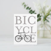 Fahrrad Postkarte (Stehend Vorderseite)
