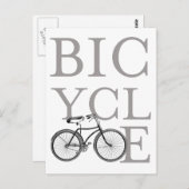 Fahrrad Postkarte (Vorne/Hinten)