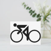 Fahrrad Postkarte (Stehend Vorderseite)