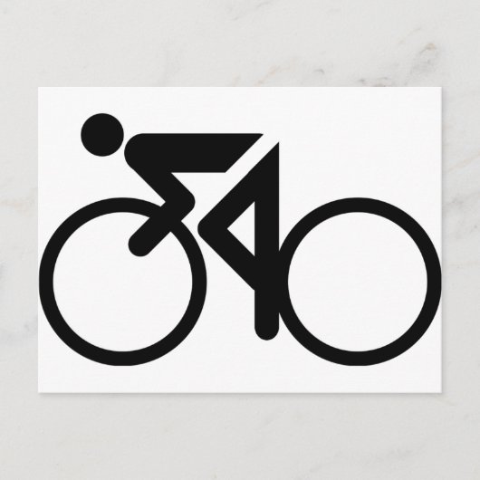 Fahrrad Postkarte (Vorderseite)