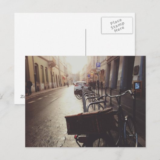 Fahrrad Postkarte (Vorne/Hinten)