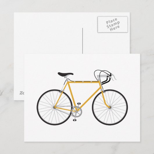 Fahrrad Postkarte (Vorne/Hinten)