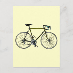Fahrrad-Postkarte Postkarte