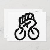Fahrrad Power! Postkarte (Vorne/Hinten)