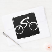 Fahrrad Quadratischer Aufkleber (Umschlag)