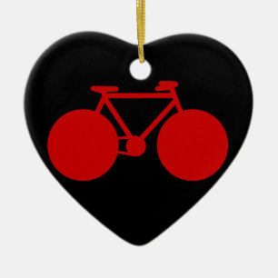 Fahrrad = Rad Keramikornament