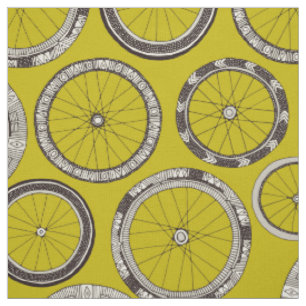Fahrrad Räder chartreuse Stoff