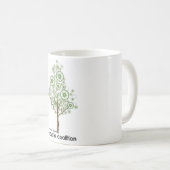 Fahrrad-Räder wachsen auf Bäumen! Kaffeetasse (VorderseiteRechts)