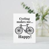 Fahrrad Radfahren Radeln Radfahrer Postkarte (Stehend Vorderseite)