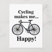 Fahrrad Radfahren Radeln Radfahrer Postkarte (Vorderseite)