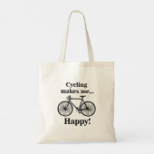 Fahrrad Radfahren Radfahrer Tragetasche (Rückseite)