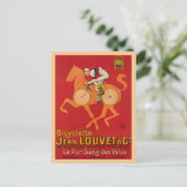 Fahrrad Reiseplakat Postkarte (Stehend Vorderseite)