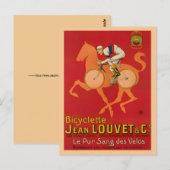 Fahrrad Reiseplakat Postkarte (Vorne/Hinten)