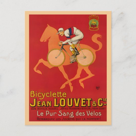 Fahrrad Reiseplakat Postkarte (Vorderseite)