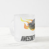 Fahrrad-Reiter-fantastisches Opossum Mattglastasse (Vorderseite Links)