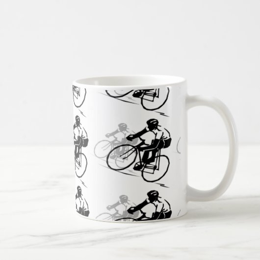 Fahrrad-Reitkaffee-Tasse Kaffeetasse (Rechts)
