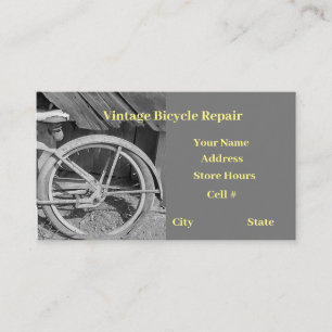 Fahrrad-Reparaturwerkstatt Visitenkarte