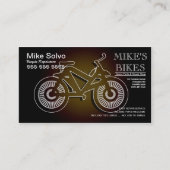 Fahrrad-Reparaturwerkstatt-Visitenkarte Visitenkarte (Vorderseite)