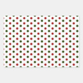 Fahrrad Rot und Grün Weihnachten   Geschenkpapier Set (Vorderseite 2)