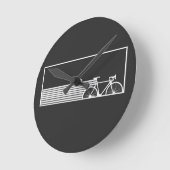 Fahrrad Runde Wanduhr (Winkel)