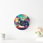 Fahrrad Runde Wanduhr (Zuhause)