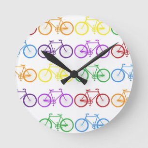 Fahrrad Runde Wanduhr