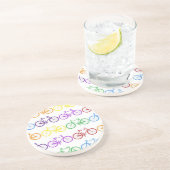 Fahrrad Sandstein Untersetzer (Seite)