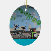 Fahrrad Santanas Tantem Keramikornament (Rechts)