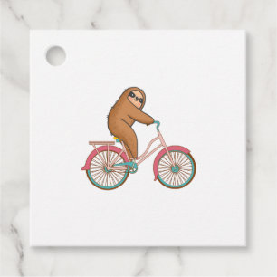 Fahrrad-Schlitten - Eine Niedliche Schlittenfahrt  Geschenkanhänger