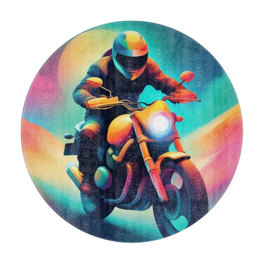 Fahrrad Schneidebrett (Vorderseite)