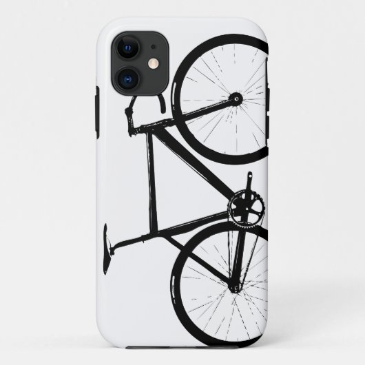 Fahrrad - Schwarz auf Weiß Case-Mate iPhone Hülle (Rückseite)