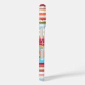 Fahrrad . schwarzes Fahrrad und Streifen personali Case-Mate iPhone Hülle (Rückseite / Rechts)