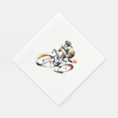 Fahrrad Serviette (Ecke)