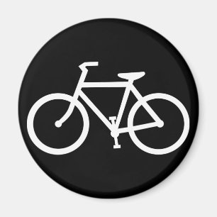 Fahrrad-Silhouette Magnet