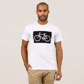 Fahrrad-Silhouette-T - Shirt (Vorne ganz)