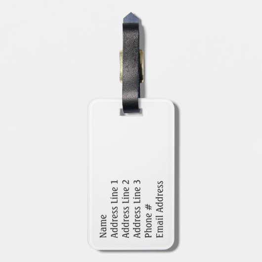 Fahrrad-Silhouette u. Namen-Gepäck-Umbau Gepäckanhänger (Rückseite vertikal)