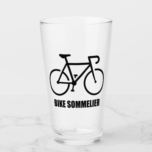 Fahrrad-Sommelier Glas (Vorderseite)
