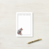 Fahrrad-Spaß-Bär | addieren Ihren Namen Post-it Klebezettel (Auf Schreibtisch)