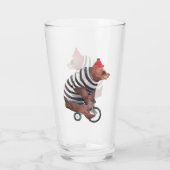 Fahrrad-Spaß-Bär Glas (Rückseite)