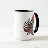 Fahrrad-Spaß-Bär Tasse (VorderseiteRechts)