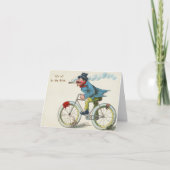 Fahrrad-Spaß Das ist alles zum Guten Karte (Vorderseite)