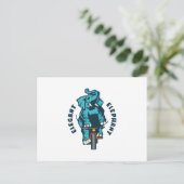 Fahrrad - Spaß Sport Design - 53 - Spalte Postkarte (Stehend Vorderseite)