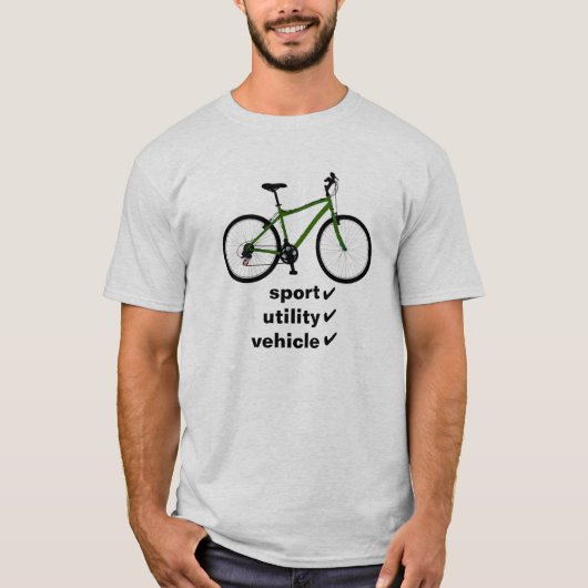 Fahrrad: Sport-Gebrauchsfahrzeug T-Shirt (Vorderseite)