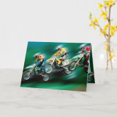 FAHRRAD-SPORT-KARTE KARTE (Gelbe Blume)