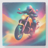 Fahrrad Steinuntersetzer (Vorderseite)