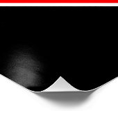 Fahrrad-Stopp Poster (Ecke)