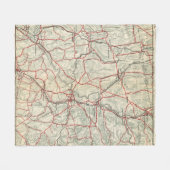 Fahrrad-Straßen in New York und in Connecticut 12 Fleecedecke (Vorderseite (Horizontal))