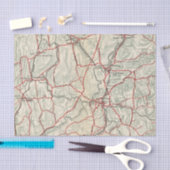 Fahrrad-Straßen in New York und in Connecticut 12 Seidenpapier (Handwerk)